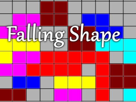 Gioco Forma che cade  in linea