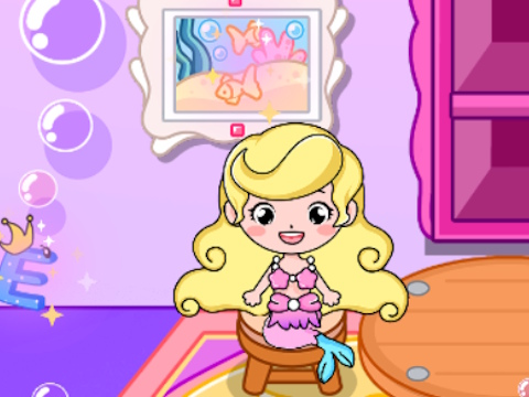 Gioco Castello della principessa sirena Avater  in linea