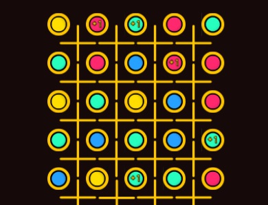 Gioco Abbina punti  in linea