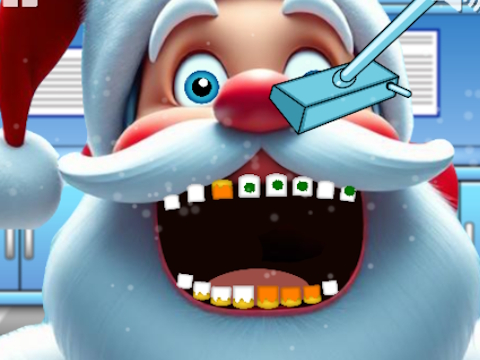 Gioco Babbo Natale dentista  in linea