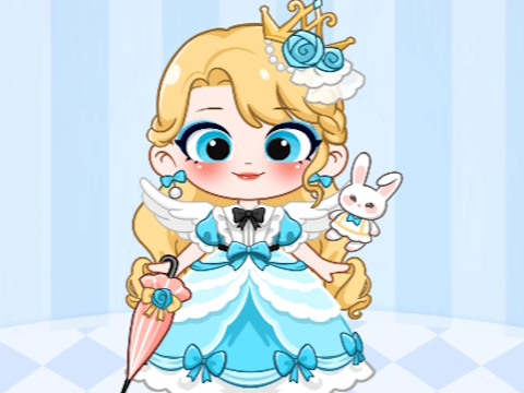Gioco Vestire la piccola principessa  in linea