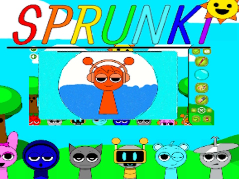 Gioco Libri da colorare Sprunki  in linea