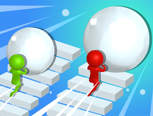 Gioco Gara sulla neve Corse divertenti 3D  in linea