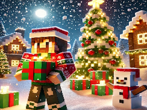Gioco Puzzle di Natale di Minecraft  in linea