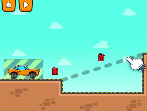 Gioco Disegna la strada per l'auto  in linea