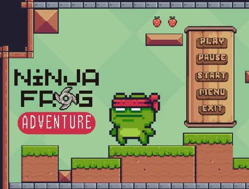 Gioco Avventura della rana ninja  in linea