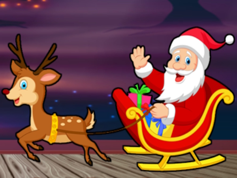 Gioco Trova Babbo Natale con il regalo  in linea