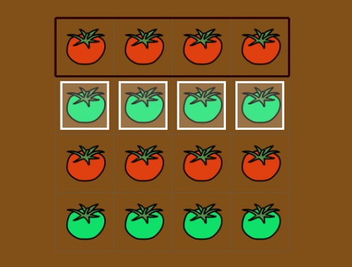 Gioco Dipingi il pomodoro  in linea