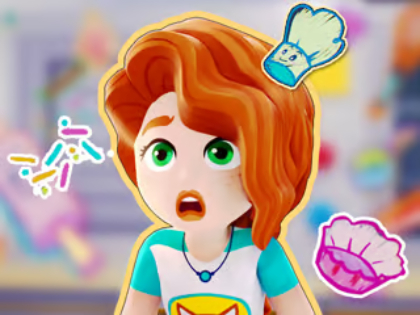 Gioco Jigsaw Puzzle: LEGO Friends Kitchen Pagina: Лего кухня с Dрузьями  in linea
