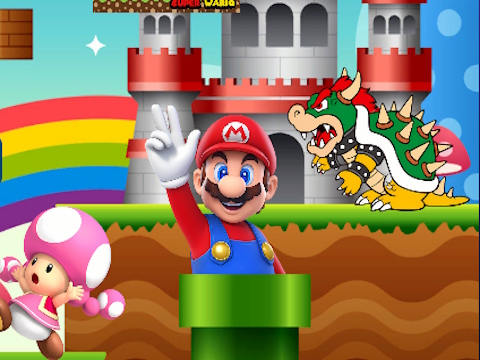 Gioco Partita con la scheda di memoria di Super Mario  in linea