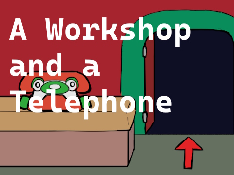 Gioco Un laboratorio e un telefono  in linea
