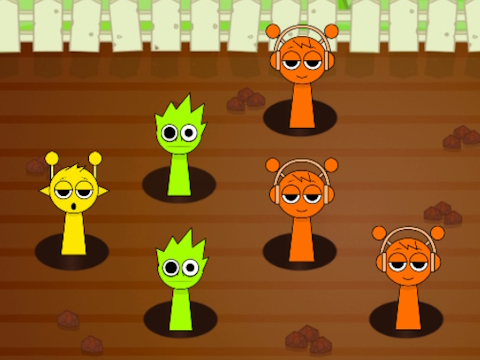 Gioco Sprunki Colpisci una talpa  in linea