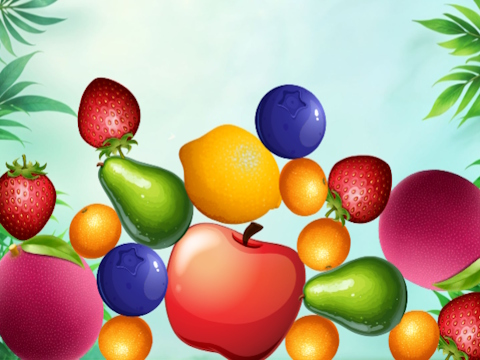Gioco La fusione dei frutti di Newton  in linea
