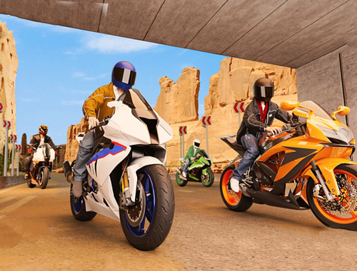 Gioco Simulatore di moto reale Gara 3D  in linea