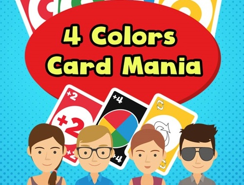 Gioco Mania delle carte in 4 colori  in linea