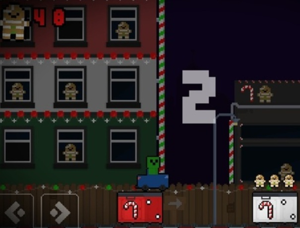 Gioco Biscotto dell'auto di Babbo Natale  in linea