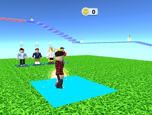 Gioco Sfida semplice salta e corri di Obby online  in linea