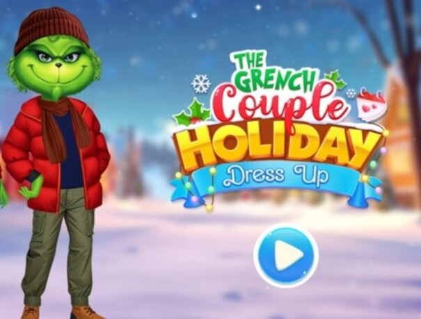 Gioco La coppia del Grinch si veste per le vacanze  in linea