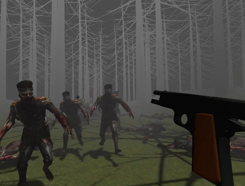 Gioco Zombie in una foresta  in linea