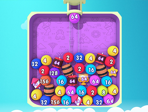 Gioco Fusione bolle 2048  in linea