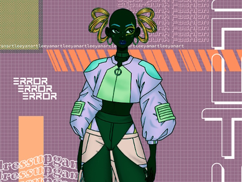 Gioco Cyberpunk pastello  in linea