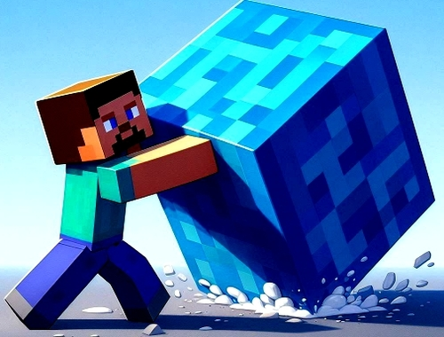 Gioco Labirinto 3D di MineBlocks  in linea
