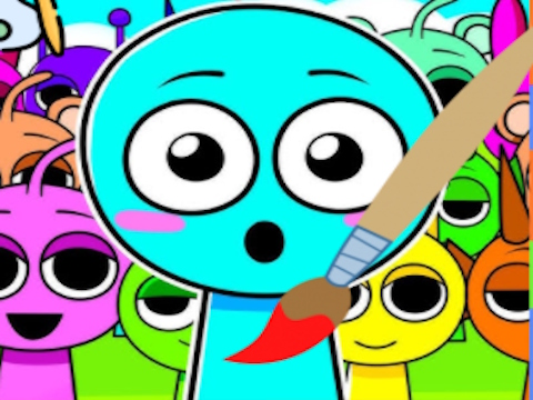 Gioco Tempo di colorare Sprunki  in linea