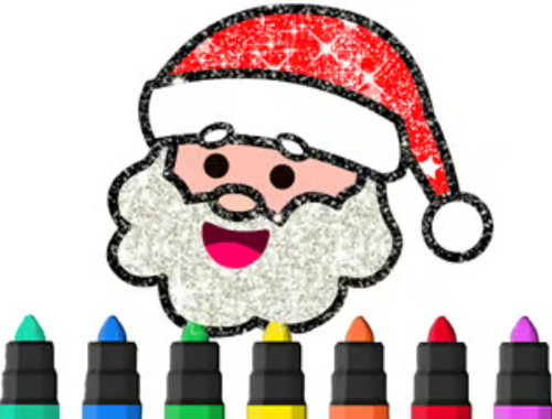 Gioco Libro da colorare: regalo di Babbo Natale  in linea