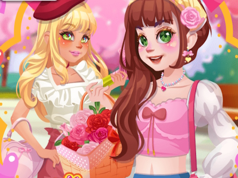 Gioco Rosa romantico per ragazze  in linea