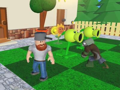 Gioco Piante vs zombi 3d  in linea