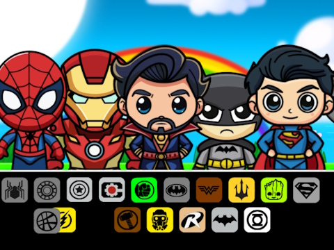 Gioco Supereroe Sprunki  in linea