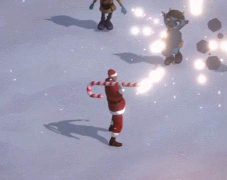 Gioco Babbo Natale con cannone  in linea