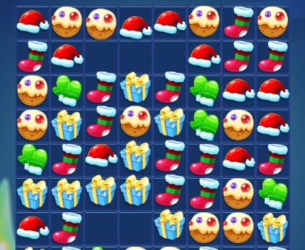 Gioco La missione di match di Babbo Natale  in linea
