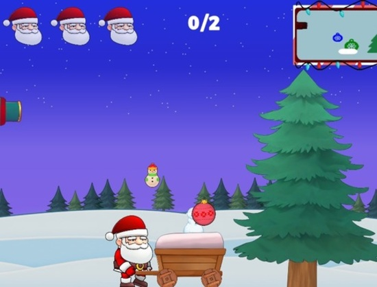 Gioco Babbo Natale la magia della decorazione degli alberi  in linea