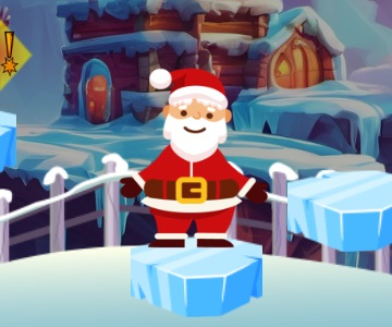 Gioco Il salto festivo di Babbo Natale  in linea