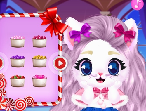 Gioco Gatto e vacanza di coniglio  in linea