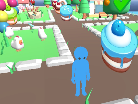 Gioco Obby raccogli torte dolci  in linea