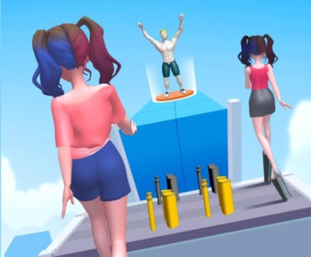 Gioco I tacchi alti raccolgono la corsa  in linea