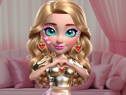Gioco Glamour Vibrant Hearts vs Punk  in linea