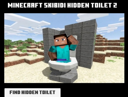 Gioco Minicraft skibidi nascosto toilette 2  in linea
