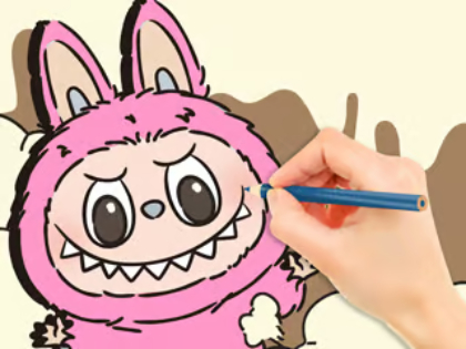 Gioco Libro da colorare: Labubu  in linea