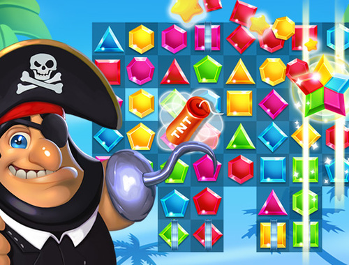 Gioco I pirati abbinano il tesoro perduto  in linea
