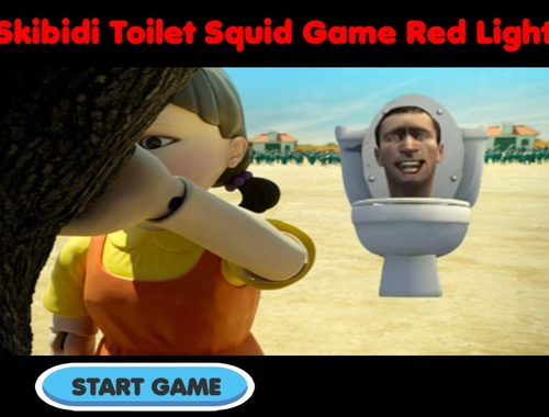 Gioco Skibidi Toilet Squid Game Red Light in linea
