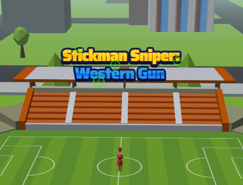 Gioco Stickman Sniper Western Gun in linea