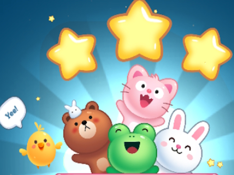 Gioco Animal Merge: tiratore a bolle  in linea