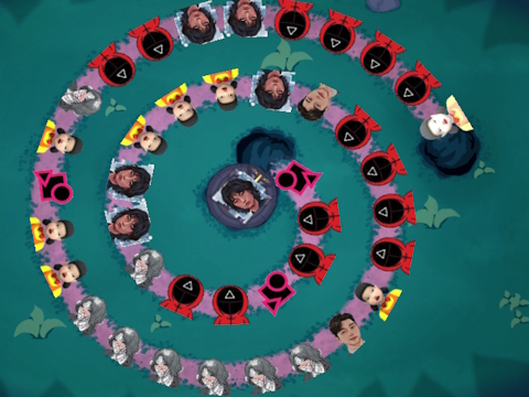 Gioco Sparatutto a bolle del gioco di calamari  in linea