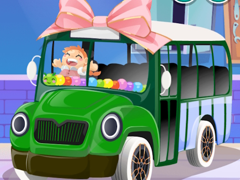 Gioco Decor: scuolabus  in linea