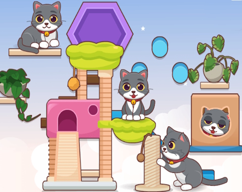 Gioco Decorazioni my: kitty muro  in linea