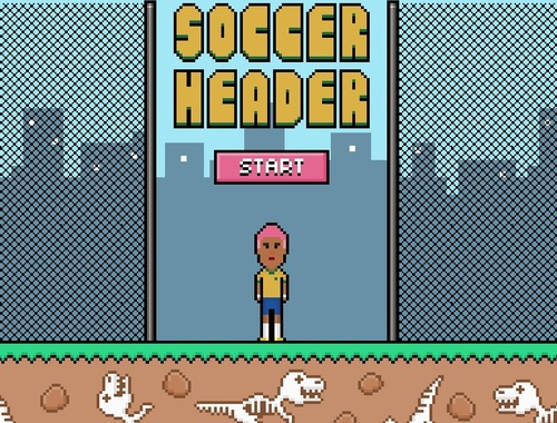 Gioco Testa di calcio  in linea