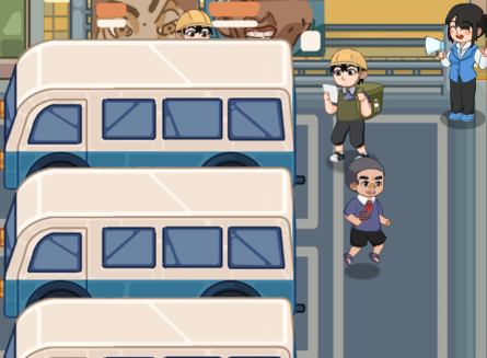 Gioco Marmellata di autobus del mart puzzle  in linea